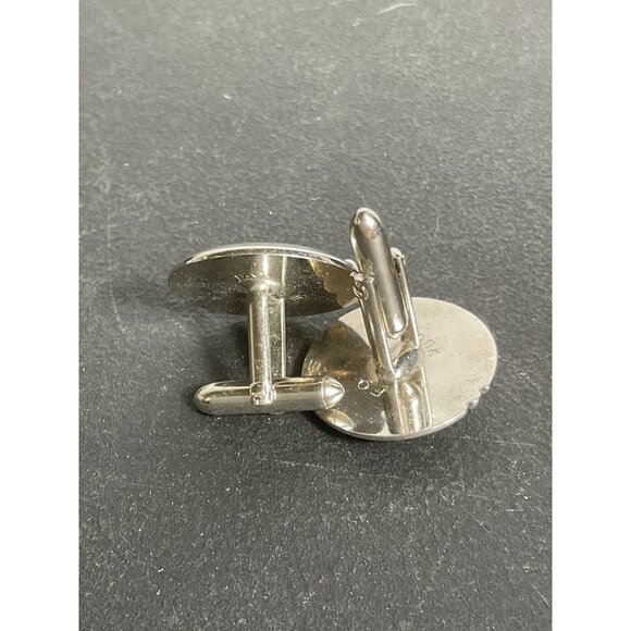 Vintage Swank Silver & Gold Tone Cufflinks - Picture 2 of 3